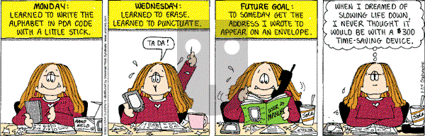 Cathy Classics - Thursday January 24, 2002 Comic Strip