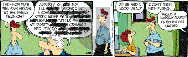 The Buckets on Thursday October 8, 2009 Comic Strip