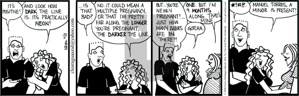 Clear Blue Water on Thursday April 3, 2008 Comic Strip