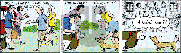 Fred Basset on Monday September 5, 2016 Comic Strip