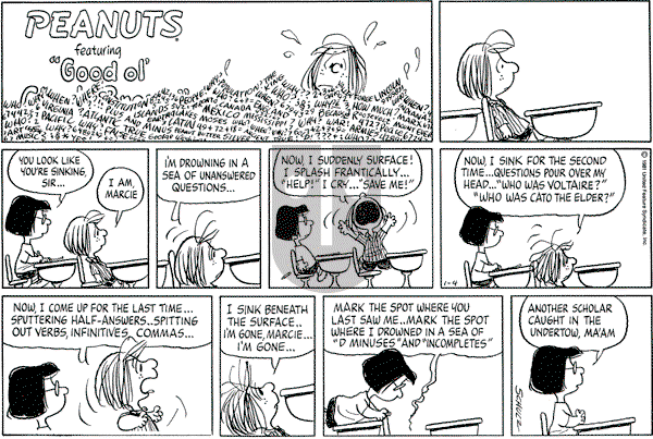 Peanuts - Sunday January 4, 1981 Comic Strip