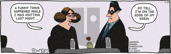The Fusco Brothers - Monday September 25, 2023 Comic Strip