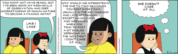 Nancy on Saturday March 16, 2019 Comic Strip