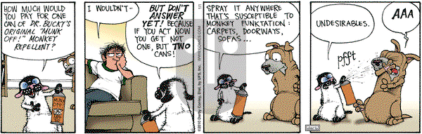 Get Fuzzy on Friday January 1, 2010 Comic Strip