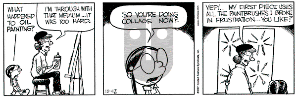 Grand Avenue on Sunday October 14, 2001 Comic Strip