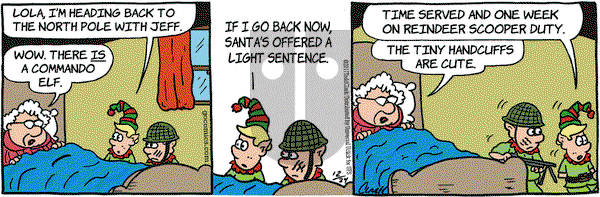 Lola on Saturday December 24, 2011 Comic Strip