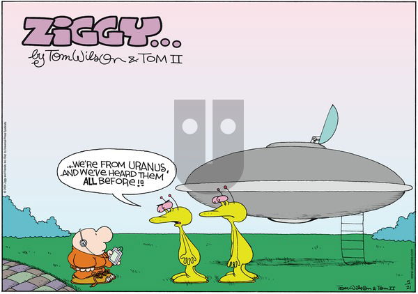 Ziggy on Sunday May 21, 2000 Comic Strip
