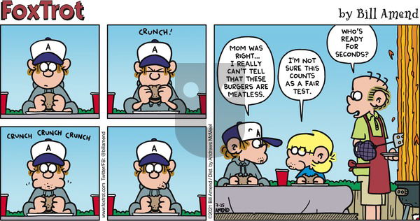 FoxTrot - Sunday July 25, 2021 Comic Strip
