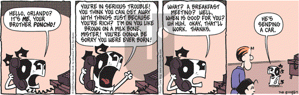 Pooch Cafe on Friday July 10, 2009 Comic Strip