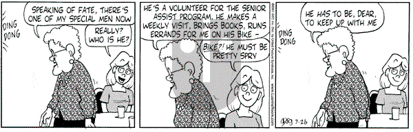 Luann on Thursday July 26, 2001 Comic Strip