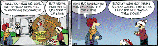 The Buckets on Friday November 29, 2019 Comic Strip