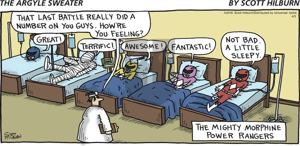 The Argyle Sweater on Sunday April 3, 2016 Comic Strip
