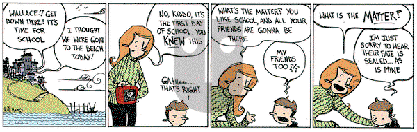 Wallace the Brave - Monday June 29, 2015 Comic Strip