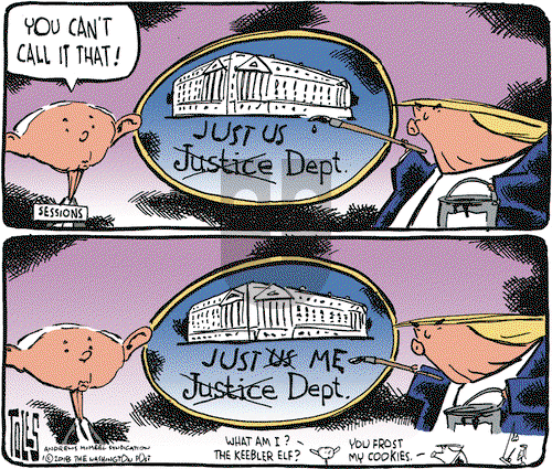 Tom Toles on Tuesday January 9, 2018 Comic Strip