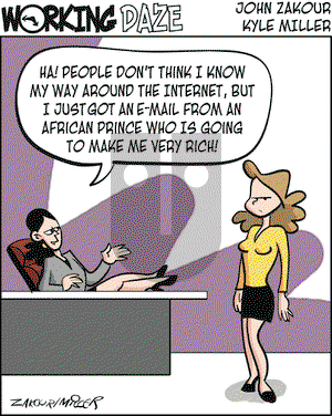 Working Daze on Friday August 24, 2007 Comic Strip