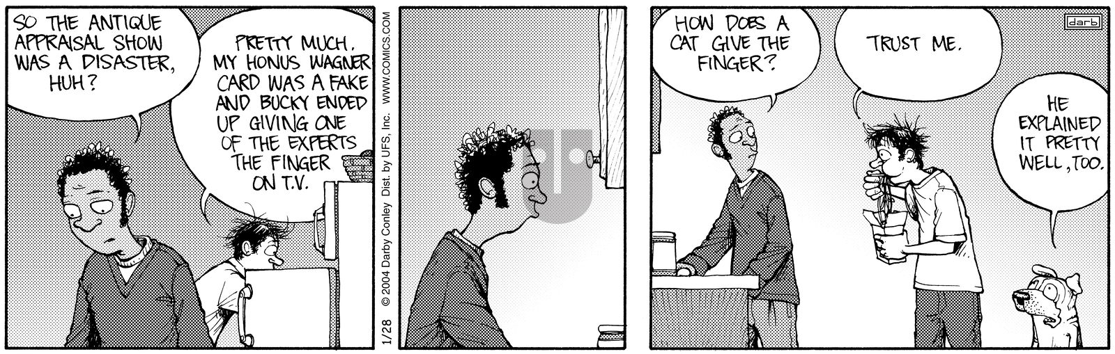 Get Fuzzy - Wednesday January 28, 2004 Comic Strip