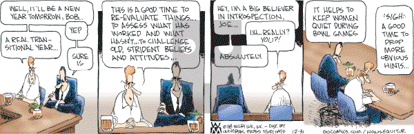Non Sequitur - Wednesday December 31, 2008 Comic Strip