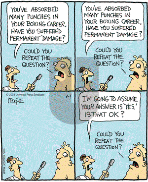 In the Bleachers on Saturday March 1, 2003 Comic Strip