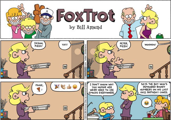 FoxTrot - Sunday November 9, 2014 Comic Strip
