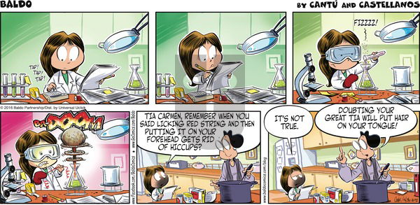 Baldo on Sunday June 12, 2016 Comic Strip