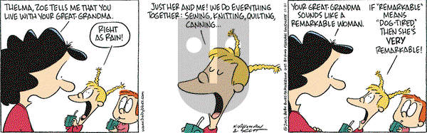Baby Blues on Wednesday November 21, 2007 Comic Strip