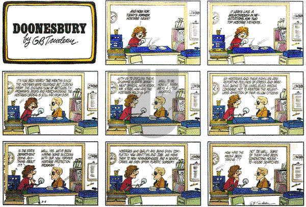 Doonesbury on Sunday March 8, 1981 Comic Strip