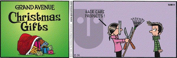Grand Avenue on Thursday December 14, 2017 Comic Strip