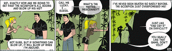 Rip Haywire on Monday October 8, 2018 Comic Strip
