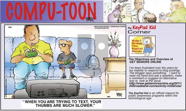 Compu-toon - Sunday October 20, 2013 Comic Strip