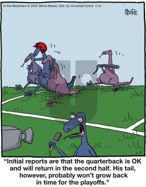 In the Bleachers - Monday January 10, 2011 Comic Strip