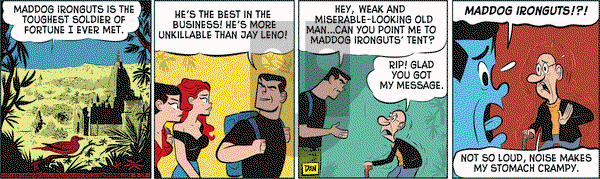 Rip Haywire on Thursday July 17, 2014 Comic Strip