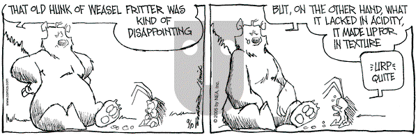 The Grizzwells on Saturday September 10, 2005 Comic Strip