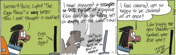 The Knight Life on Wednesday July 2, 2014 Comic Strip