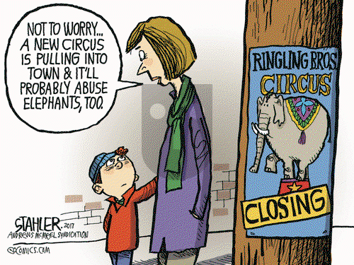 Jeff Stahler on Tuesday January 17, 2017 Comic Strip