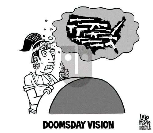 Lalo Alcaraz on Friday December 21, 2012 Comic Strip
