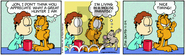 Garfield on Monday November 24, 1997 Comic Strip