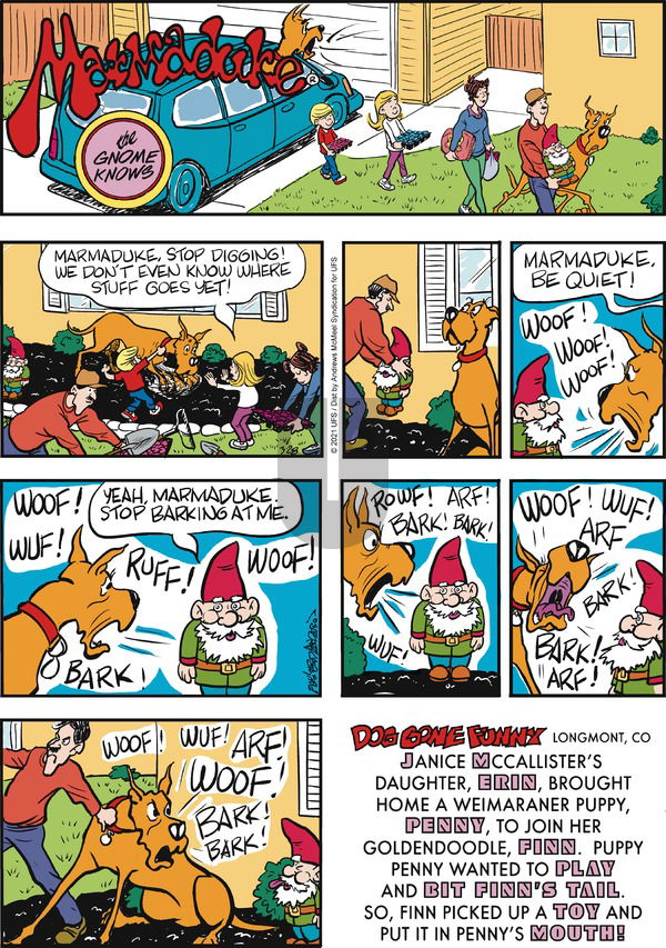 Marmaduke on Sunday March 28, 2021 Comic Strip