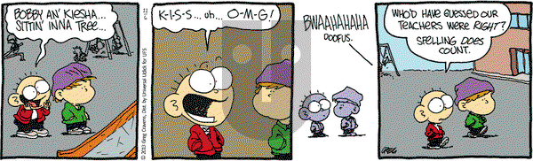 The Buckets on Friday December 6, 2013 Comic Strip