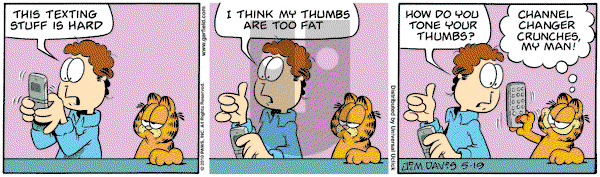 Garfield - Wednesday May 19, 2010 Comic Strip