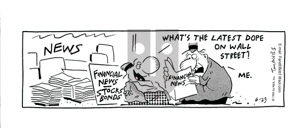 Frank and Ernest on Thursday June 29, 1995 Comic Strip
