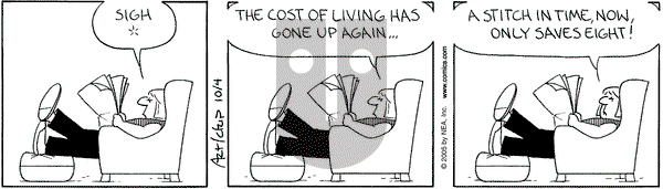 The Born Loser on Tuesday October 4, 2005 Comic Strip