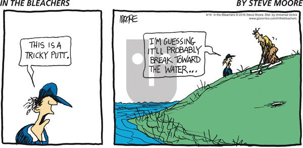 In the Bleachers on Sunday September 18, 2016 Comic Strip