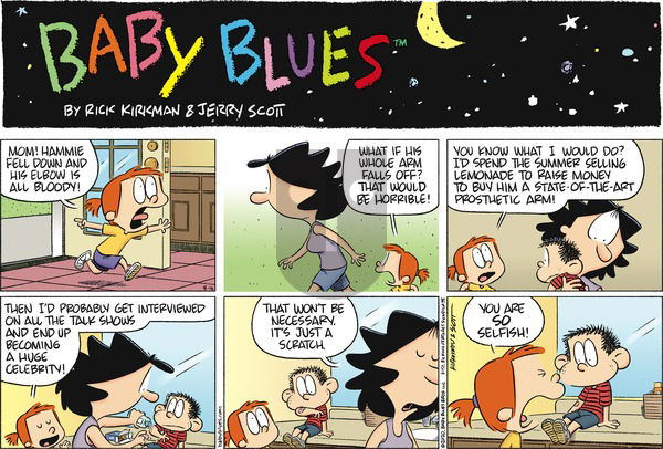 Baby Blues on Sunday August 16, 2020 Comic Strip