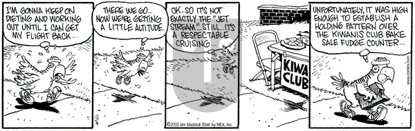 Monty on Wednesday October 9, 2002 Comic Strip
