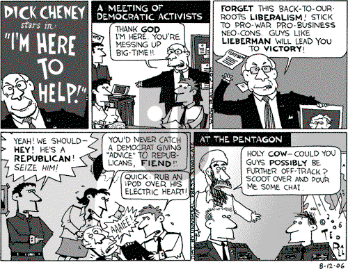 Ted Rall on Saturday August 12, 2006 Comic Strip