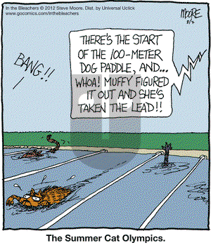 In the Bleachers on Tuesday August 7, 2012 Comic Strip