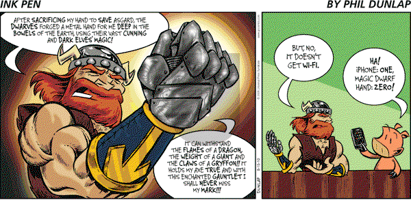 Ink Pen - Sunday August 15, 2010 Comic Strip