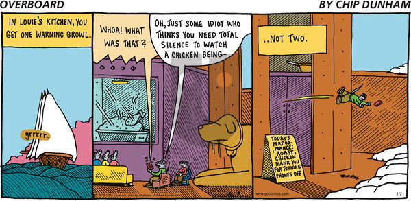 Overboard on Sunday January 21, 2018 Comic Strip