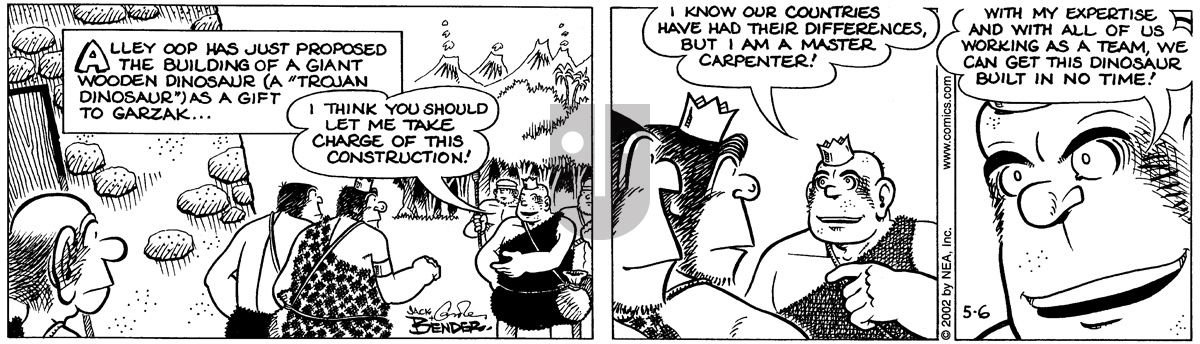 Alley Oop - Monday May 6, 2002 Comic Strip