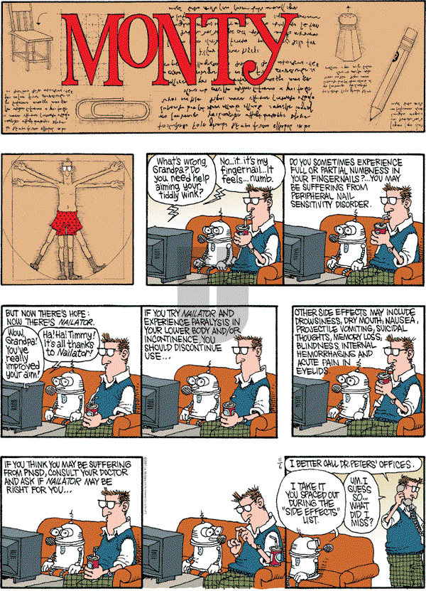 Monty on Sunday November 6, 2011 Comic Strip